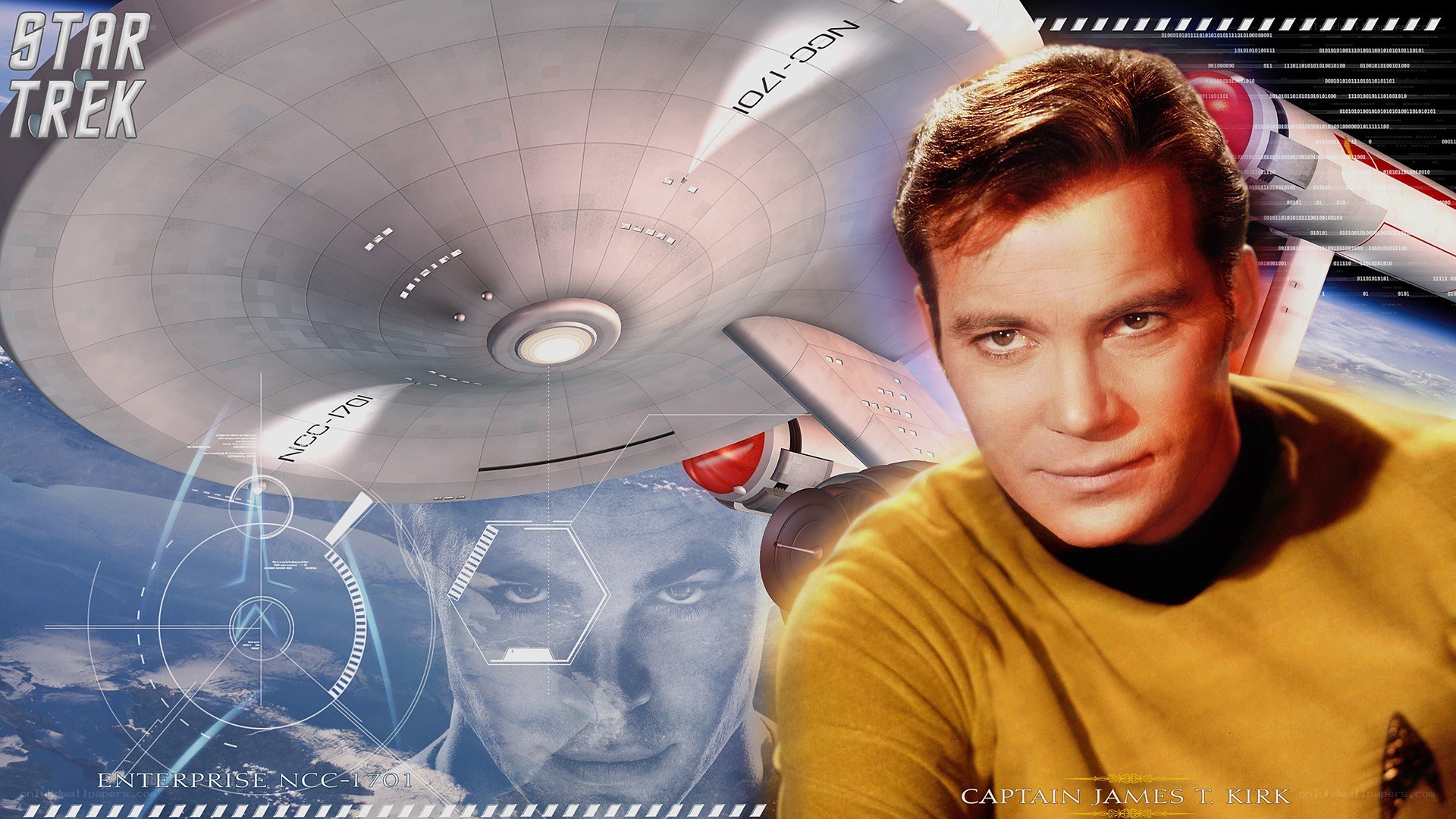 Captain Kirk and the Enterprise
