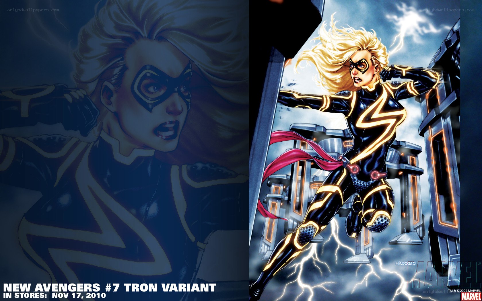 Captain Marvel action scene