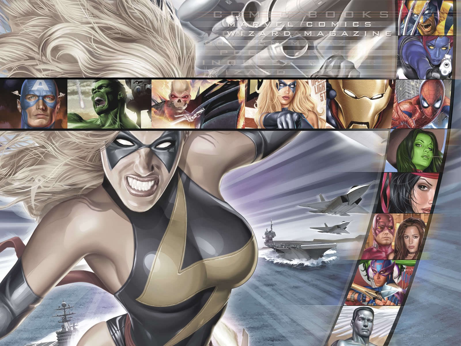 Captain Marvel and Avengers