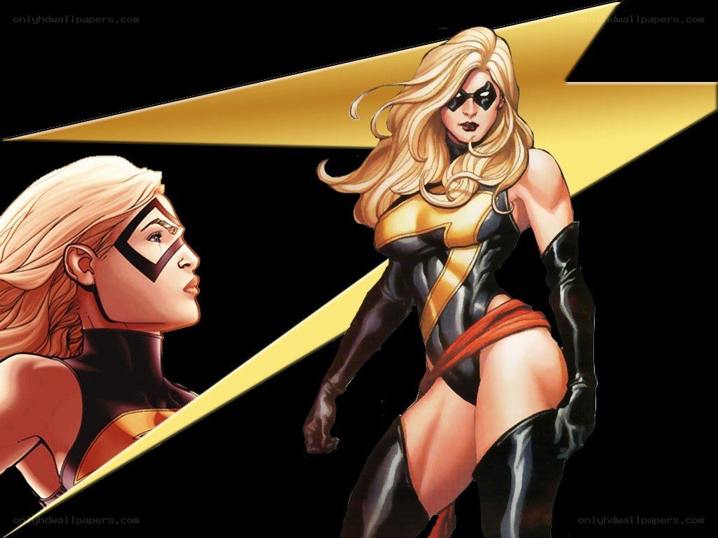 Captain Marvel character art
