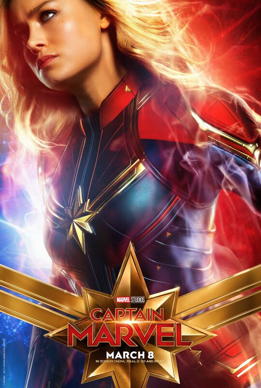 Captain Marvel Character — Red, Dramatic, Photograph