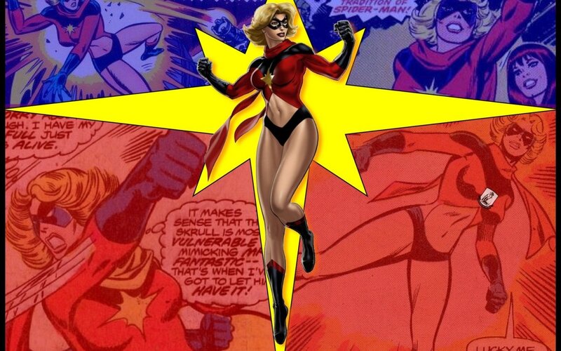 Captain Marvel Character — Red