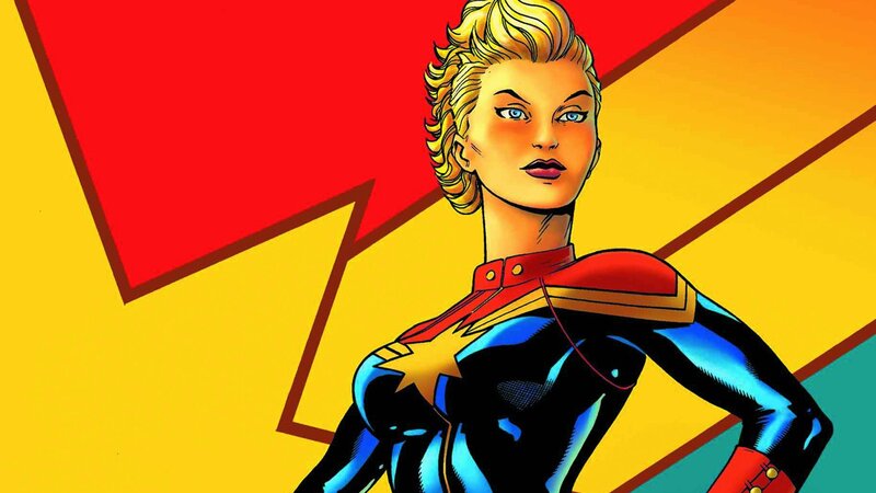 Captain Marvel Character — Yellow, Confident