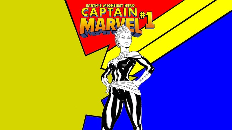 Captain Marvel Character — Yellow