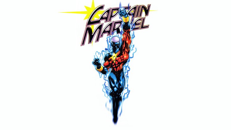 Captain Marvel comic art