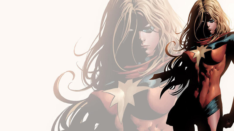 Captain Marvel comic art