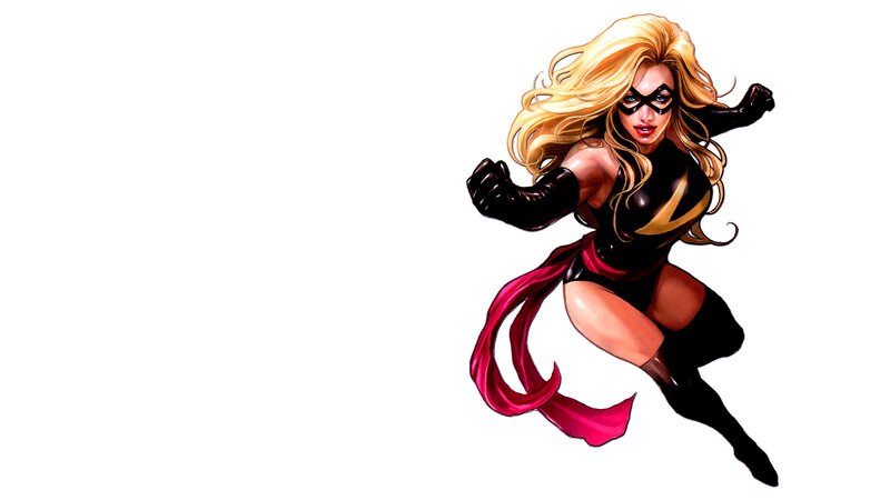 Captain Marvel in action