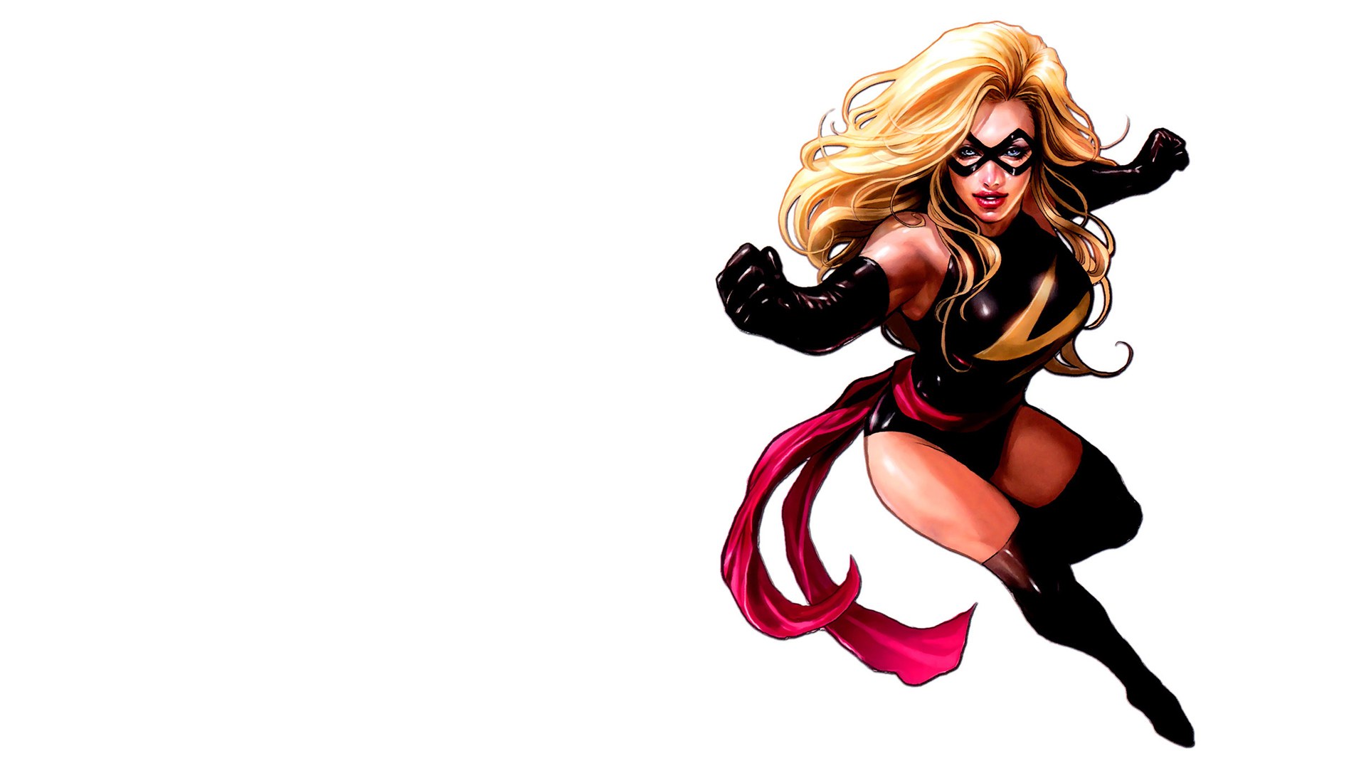 Captain Marvel in action