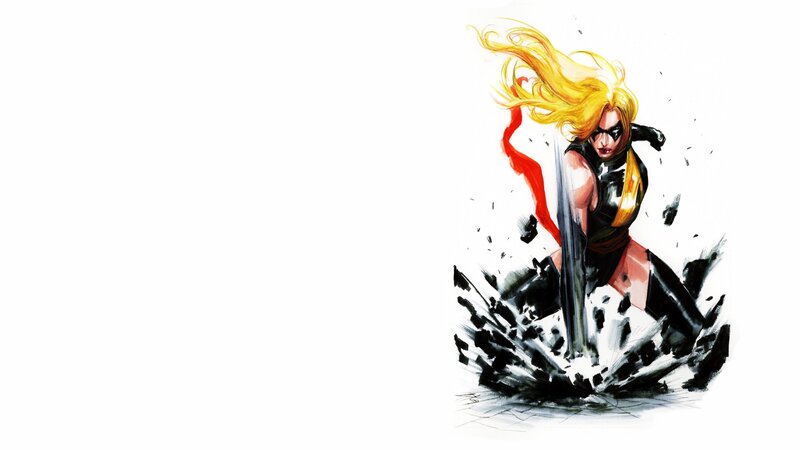 Captain Marvel in action