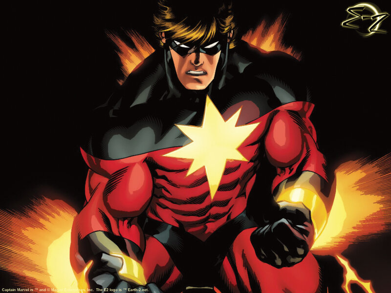 Captain Marvel in action