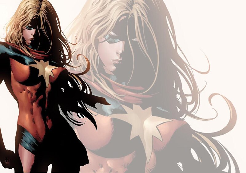 Captain Marvel in action