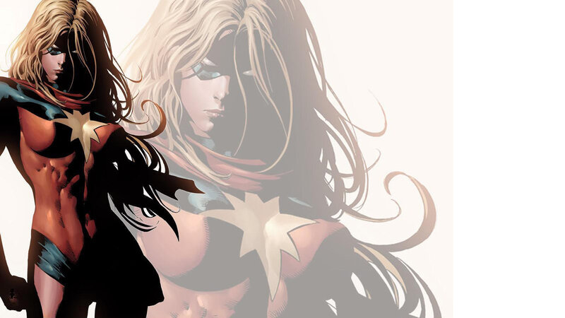 Captain Marvel in action
