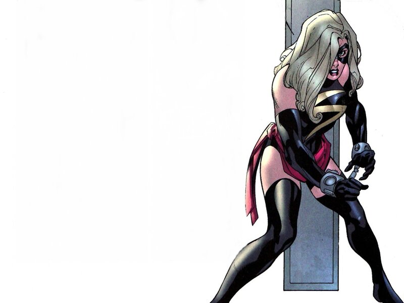 Captain Marvel in action