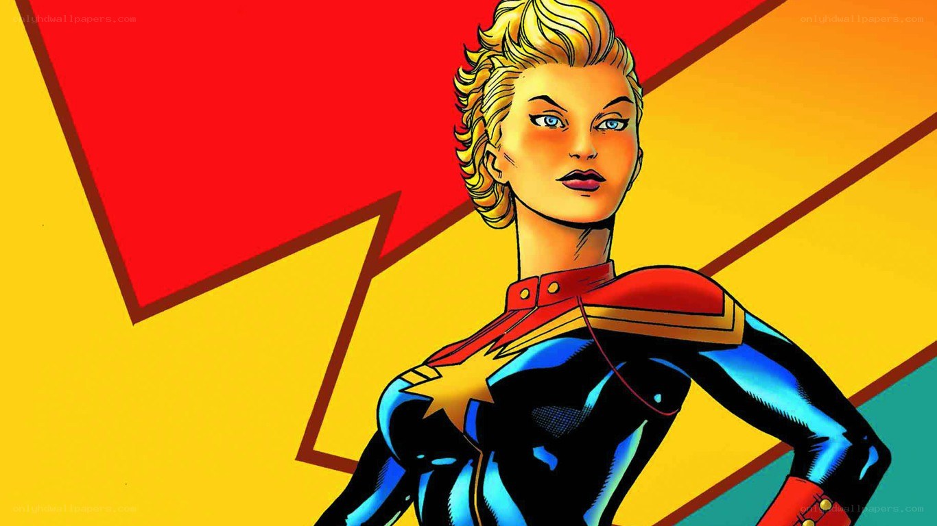 Captain Marvel in comic art