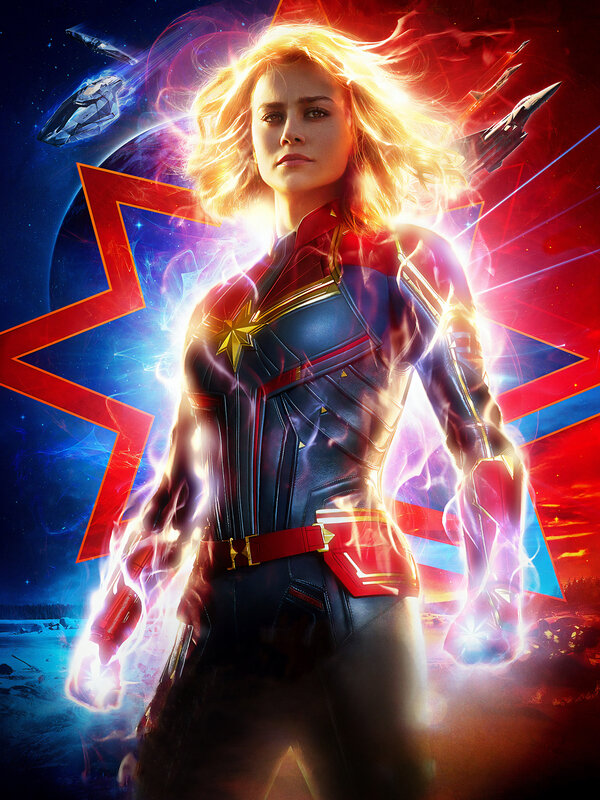 Captain Marvel in Costume