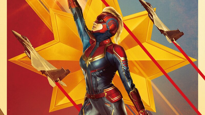 Captain Marvel in Suit — Yellow