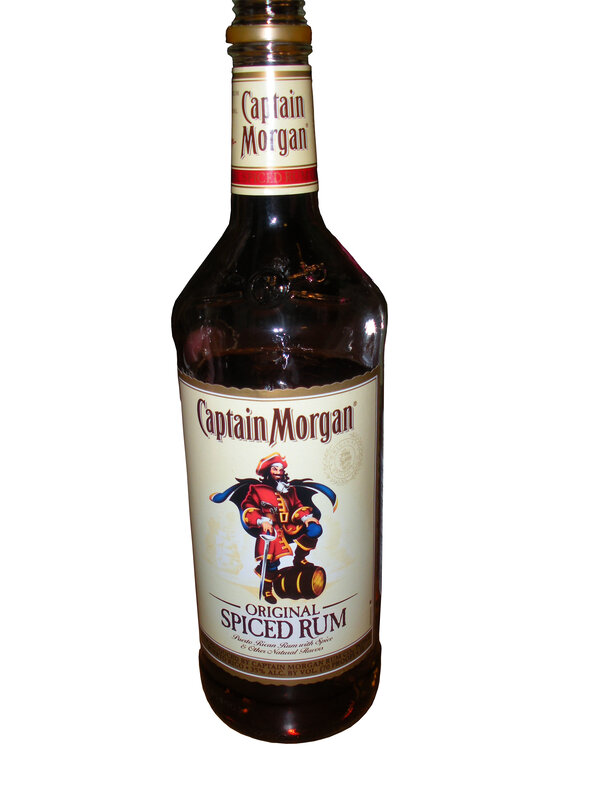 Captain Morgan spiced rum bottle