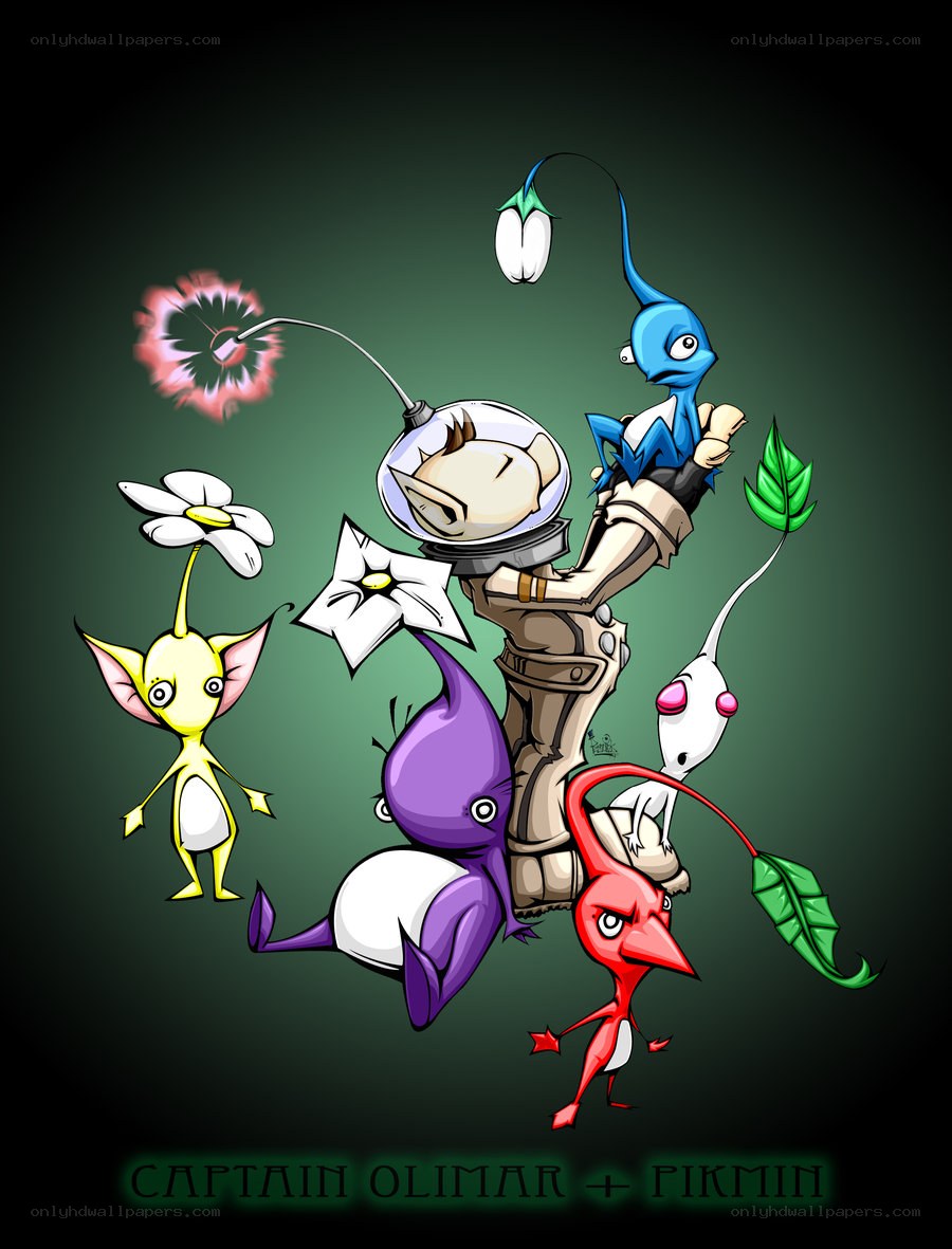 Captain Olimar and Pikmin