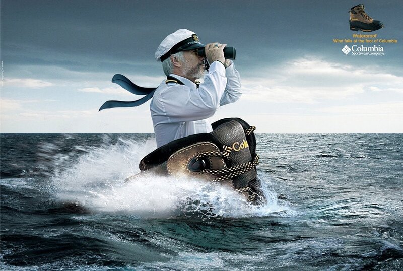 Captain on a boot