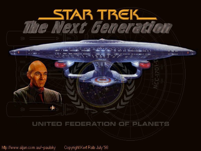 Captain Picard and Starship