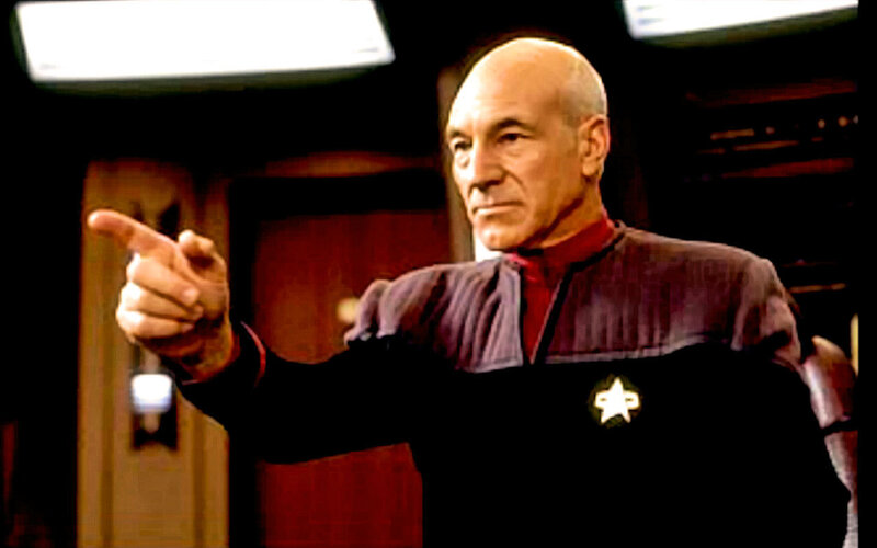 Captain Picard pointing