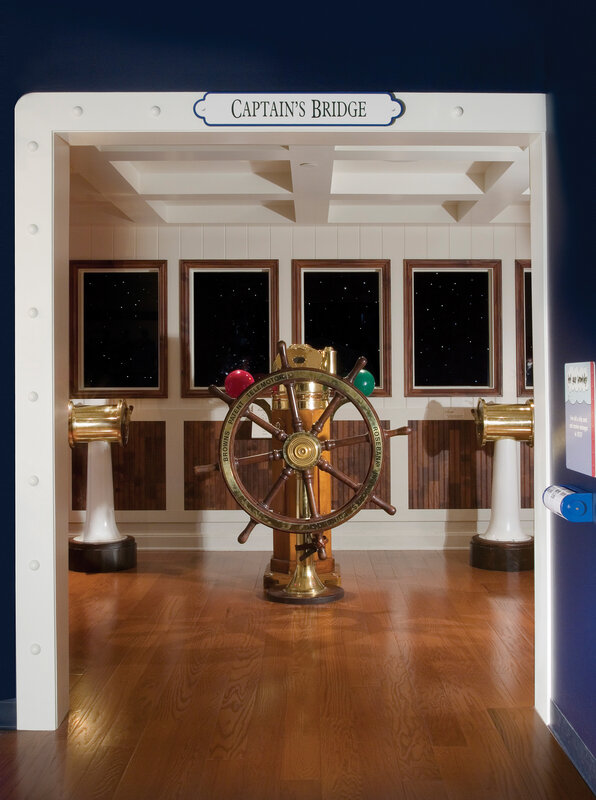 Captain's Bridge exhibit