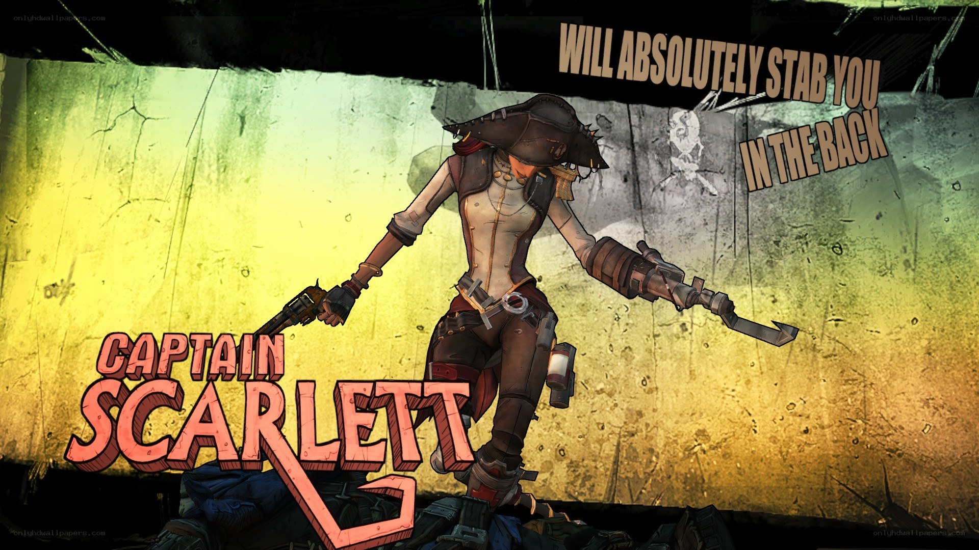 Captain Scarlett character art