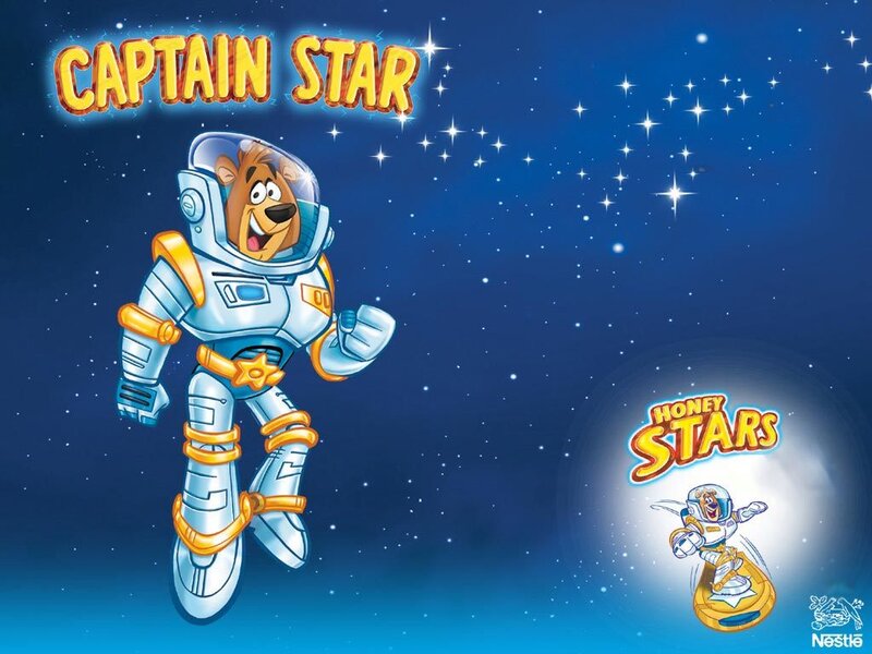 Captain Star in space