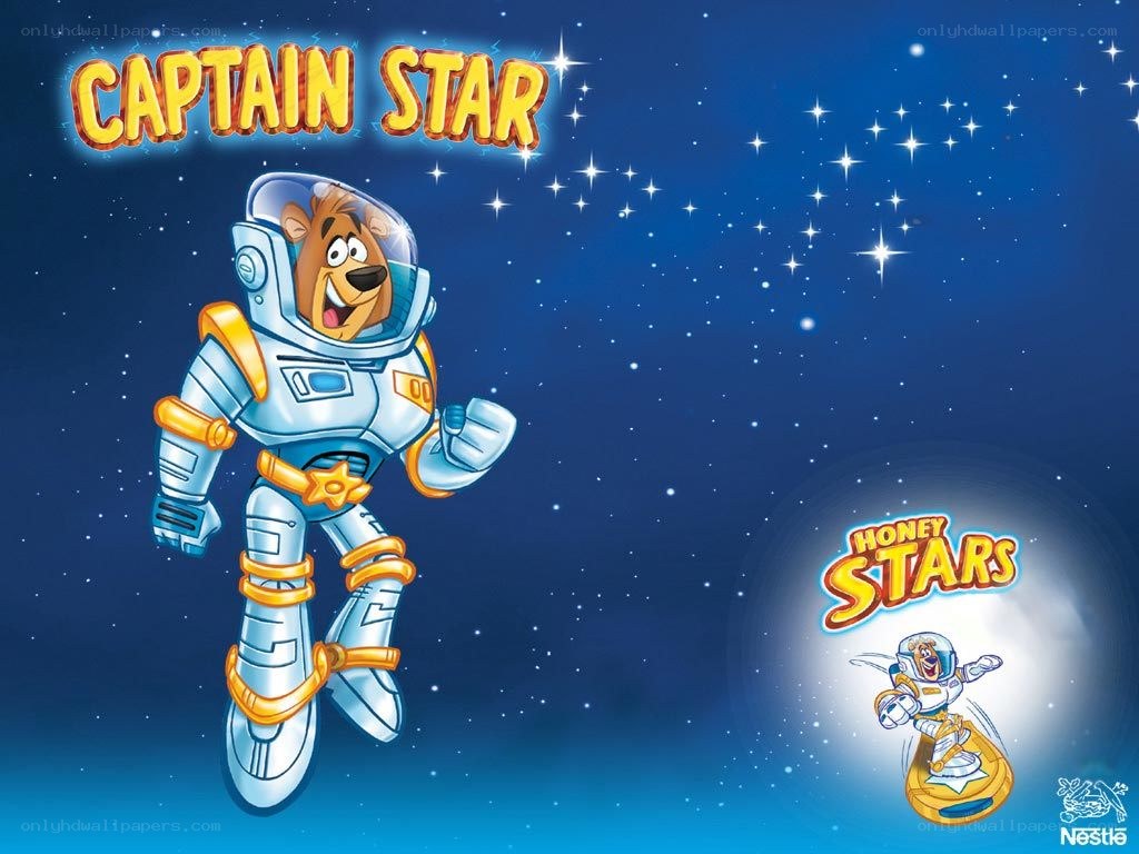 Captain Star in space