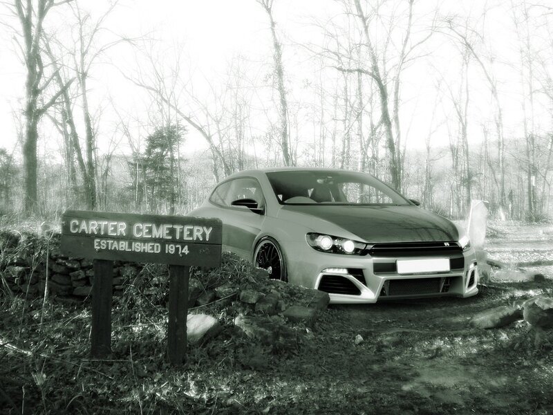 Car at Carter Cemetery
