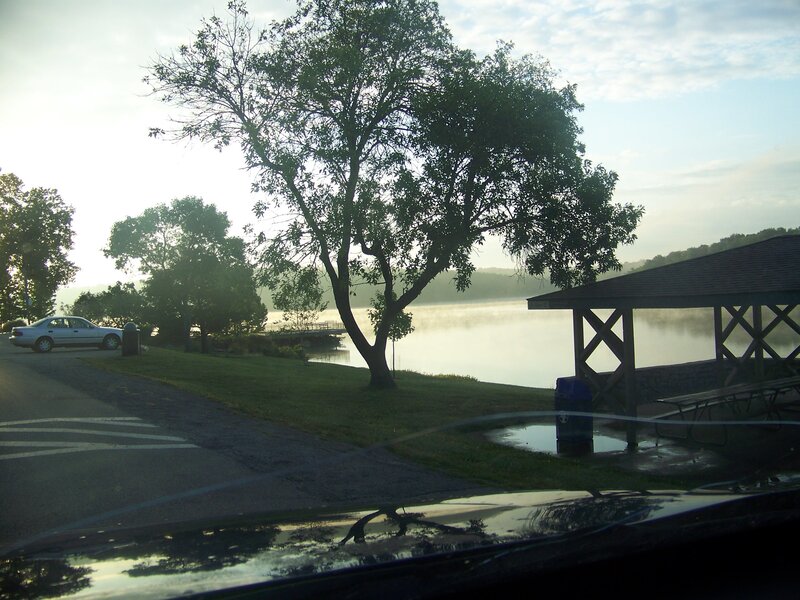 Car at Lakeside Park