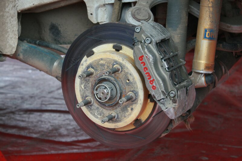 car brake system close-up