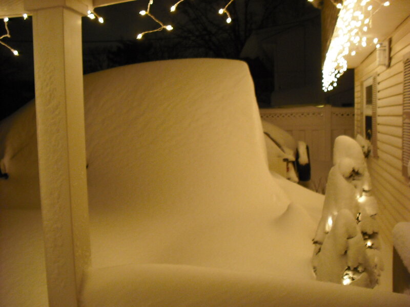 Car Buried in Snow — White, Quiet