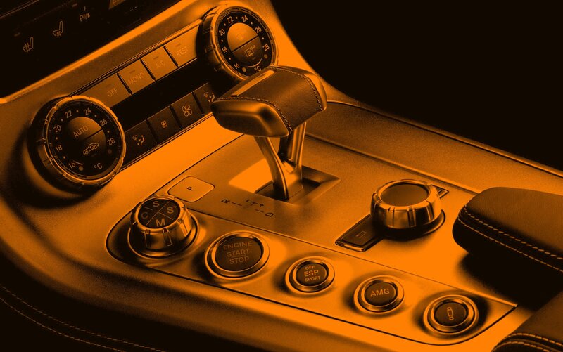 car center console details