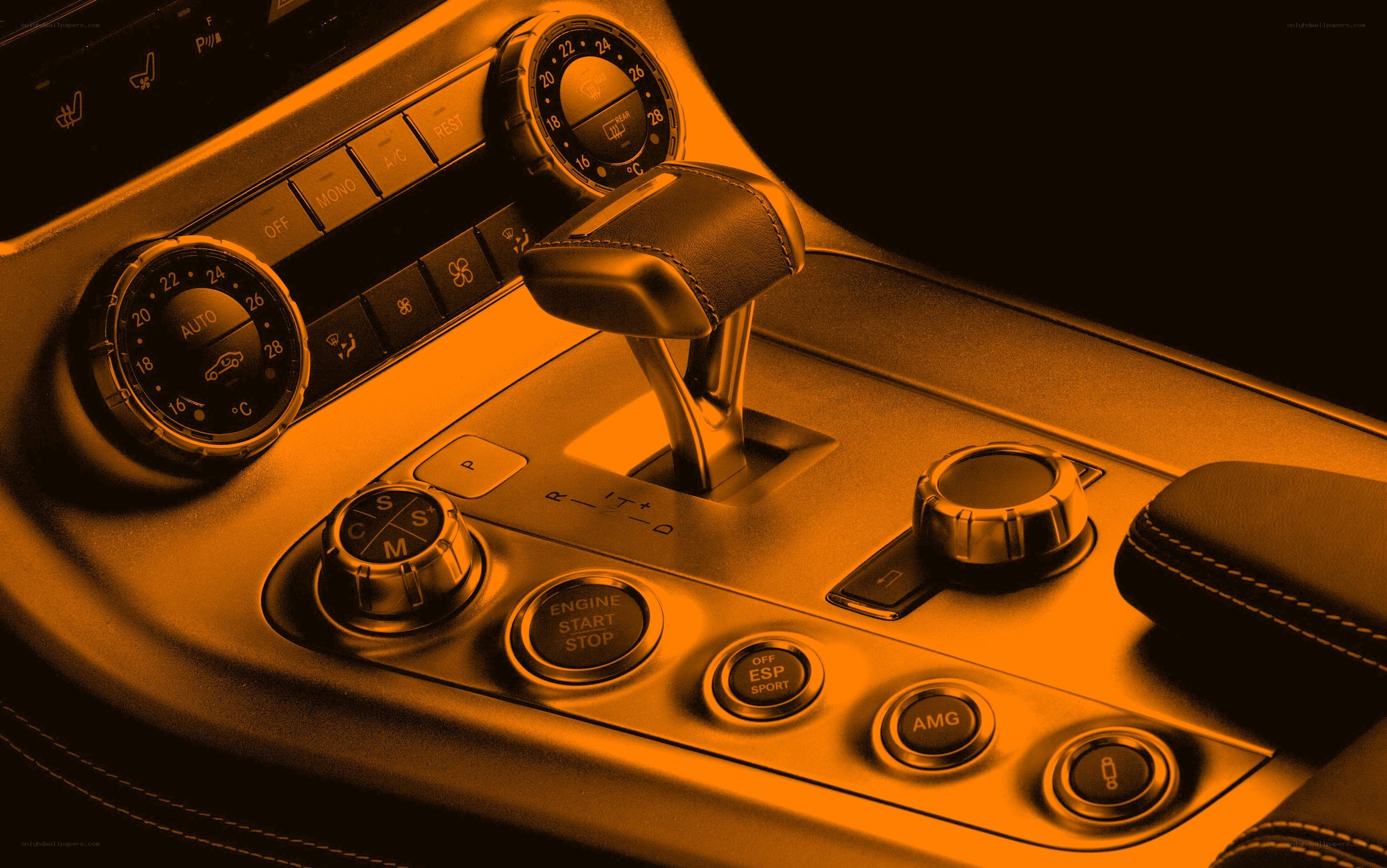 car center console details