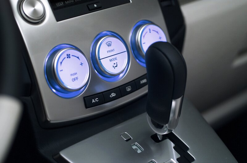 Car Center Console — Silver