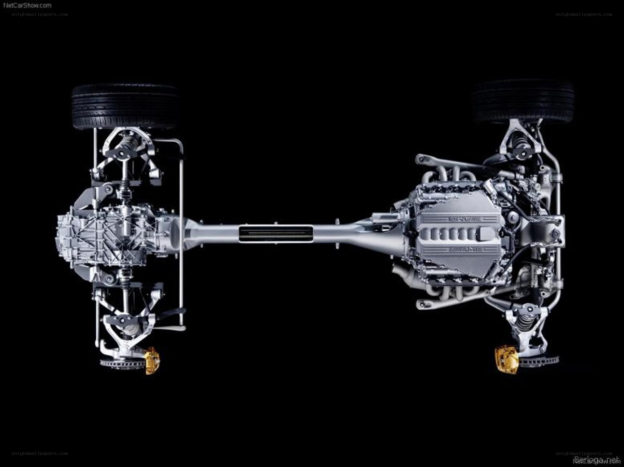car chassis and engine layout