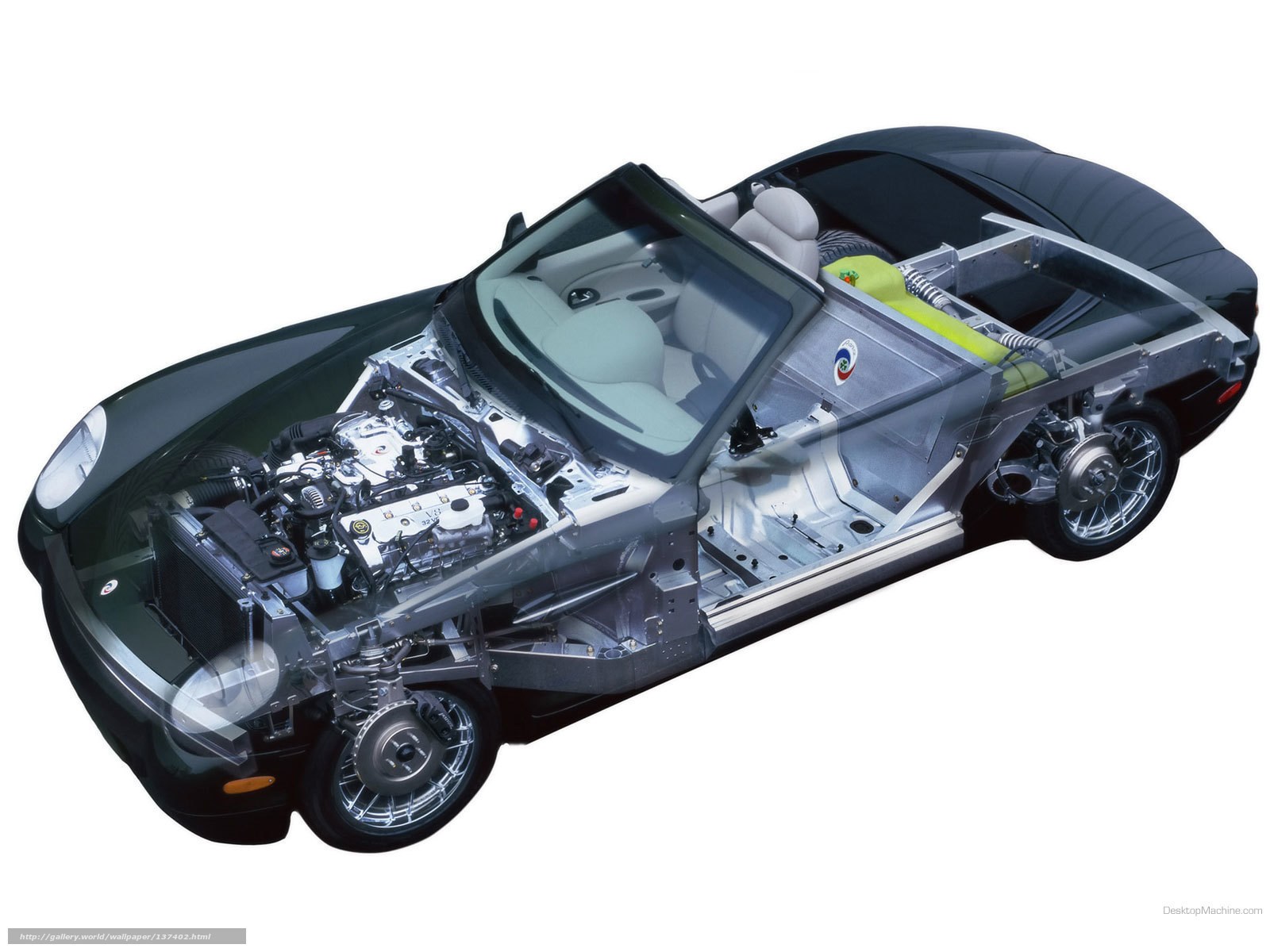 car chassis cutaway diagram