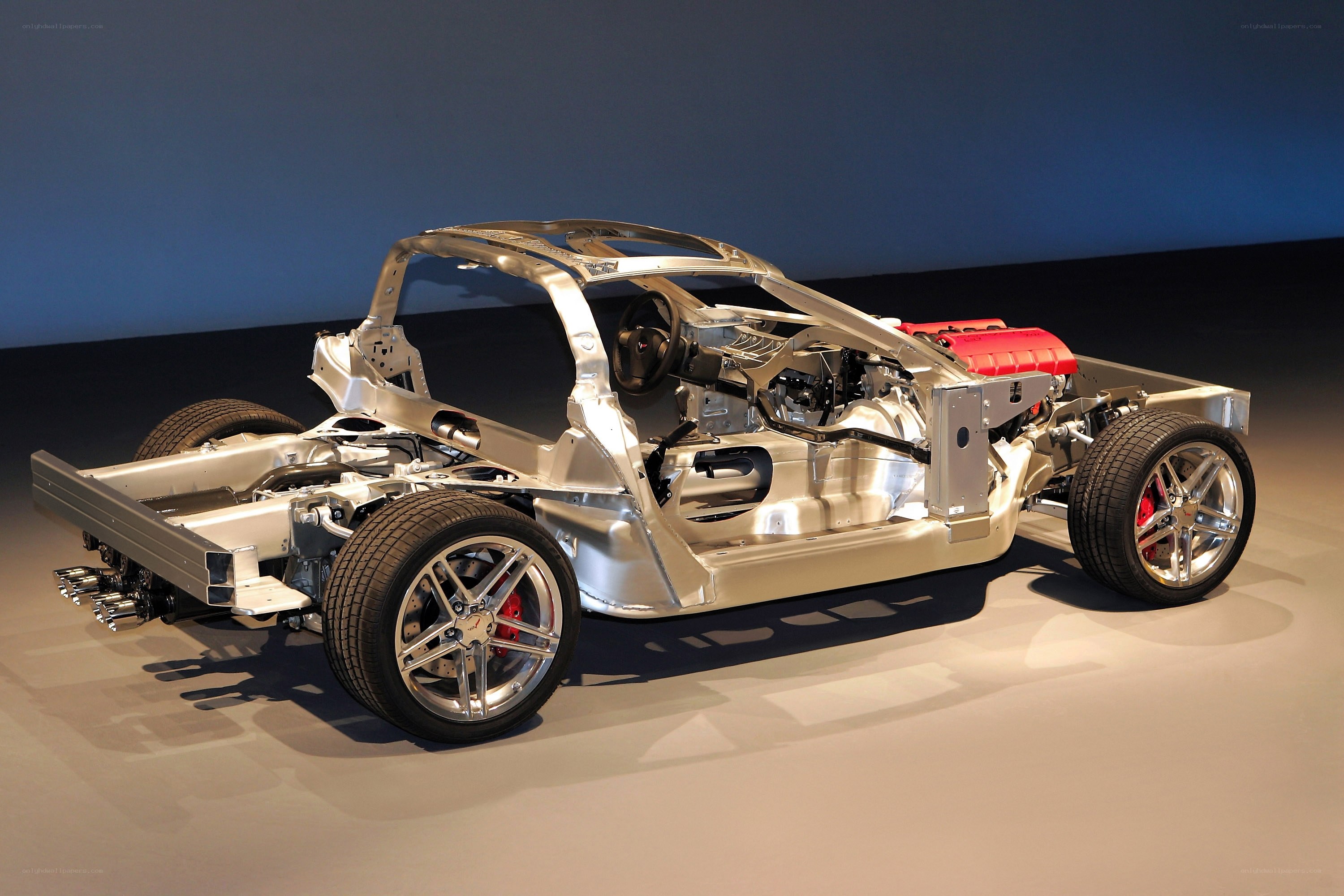 Car chassis display