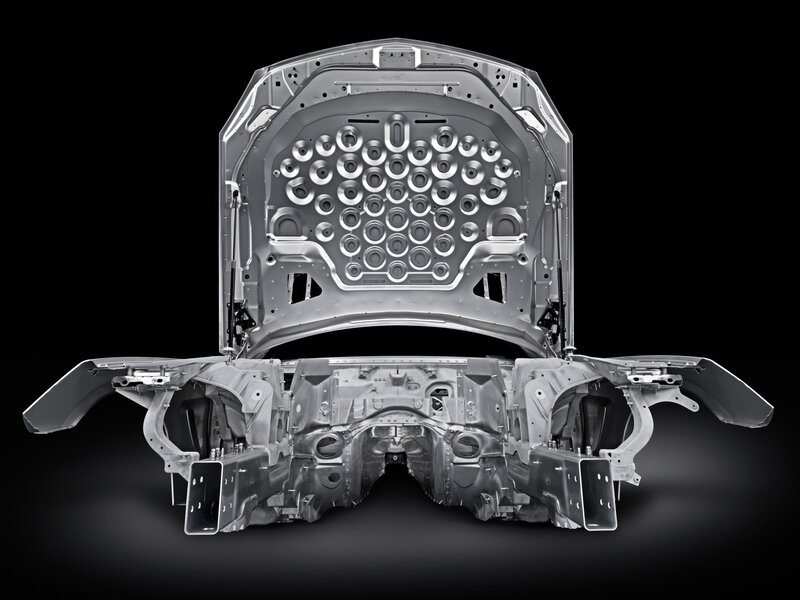 Car Chassis Frame — Gray, Dramatic