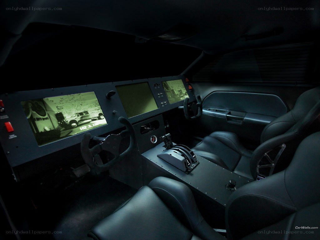 car cockpit simulator interior