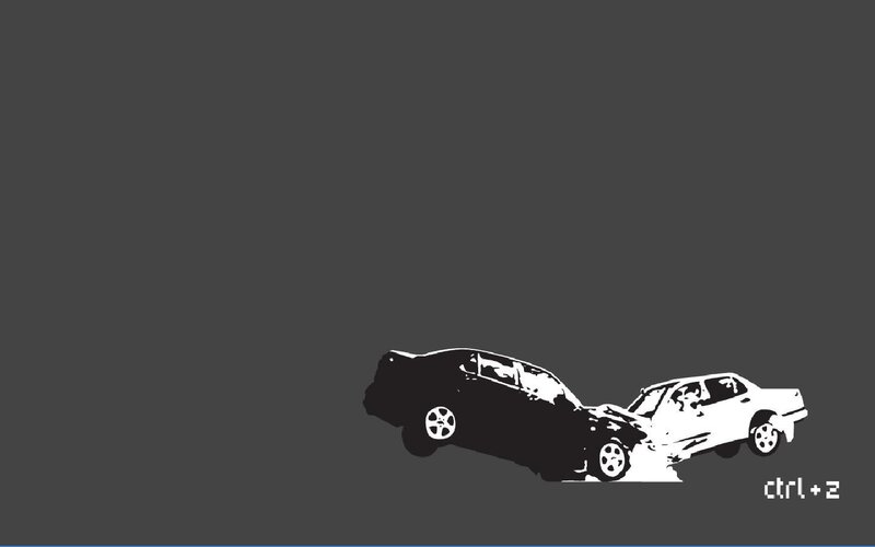 car crash illustration