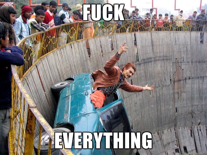 car crash meme