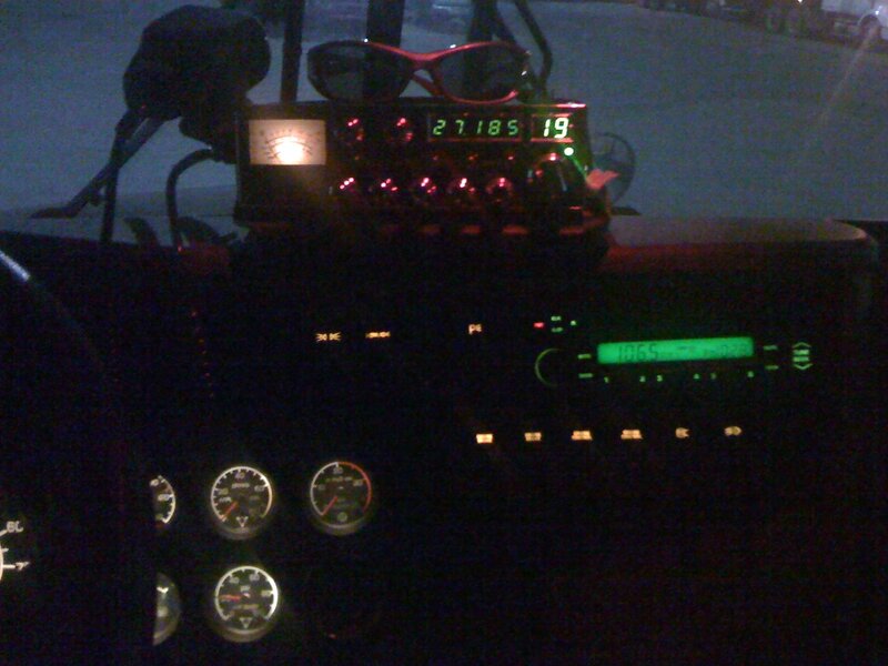 Car Dashboard at Night — Black