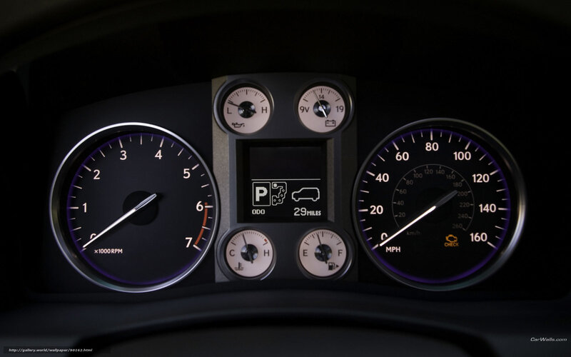 Car Dashboard — Black, Dark, Night