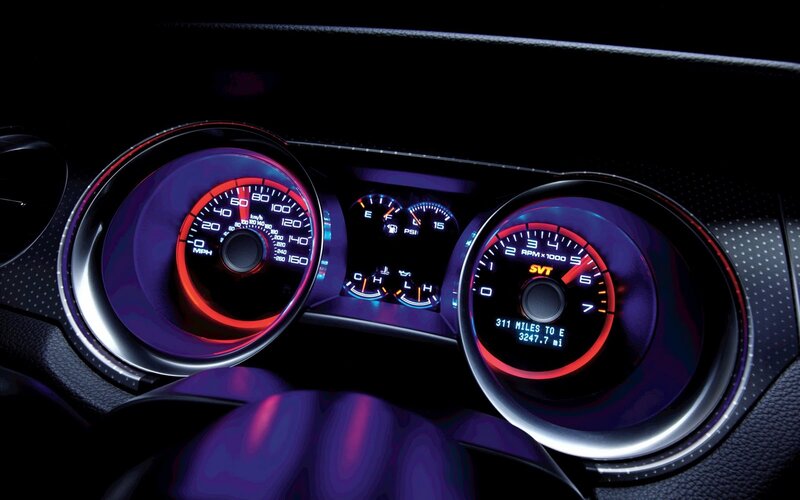 Car Dashboard — Black, Dramatic, Night
