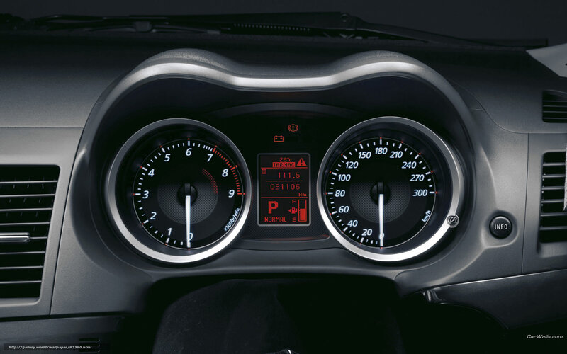 Car Dashboard — Black, Neutral, Photograph, Gauges, Digital Display