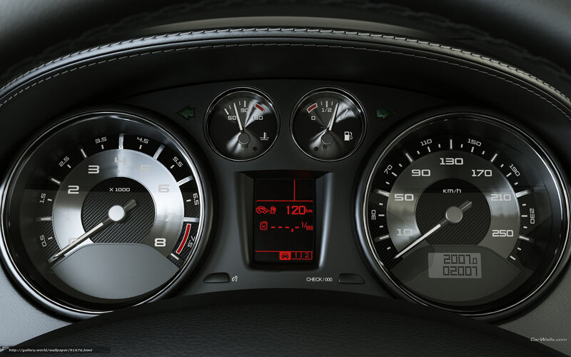 Car Dashboard — Black, Neutral, Photograph, Gauges