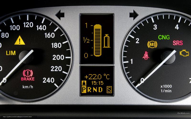 Car Dashboard — Black, Neutral, Photograph, Speedometer, Tachometer