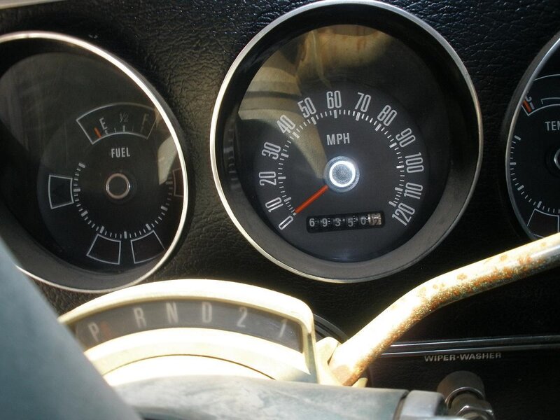 car dashboard close-up